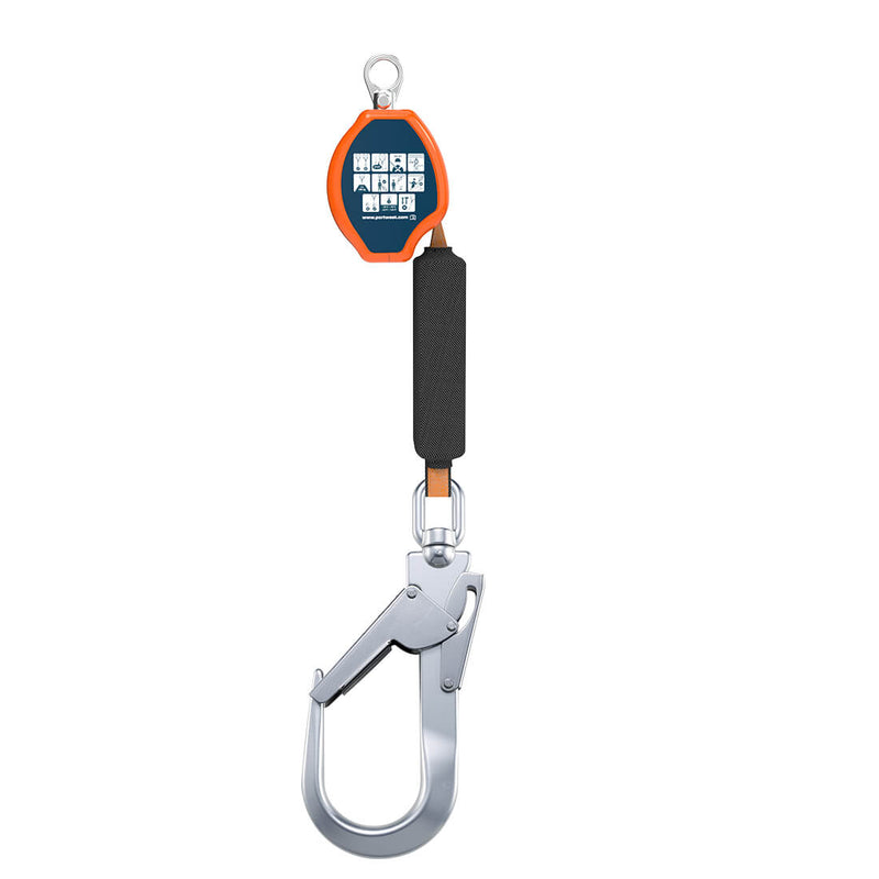 Carica immagine in Galleria Viewer, Linea Vita Retrattile Portwest FP80 2m DPI Anticaduta EN 360