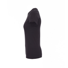 T-Shirt Donna TAGLIA-S Sfiancata Girocollo in Cotone Jersey Neutra Payper Free Lady Nero Outlet