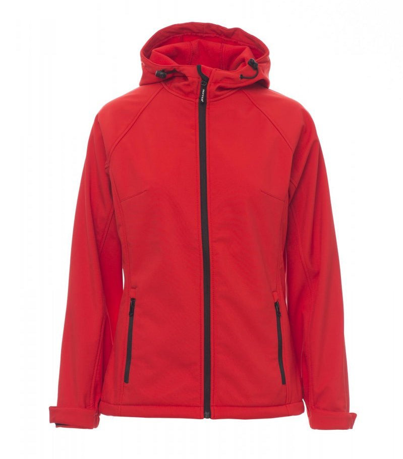 Carica immagine in Galleria Viewer, Giubbotto Soft Shell Donna Invernale Cappuccio Impermeabile Payper Gale Lady