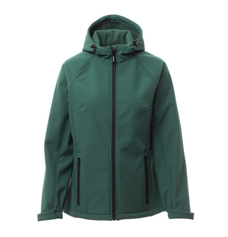 Carica immagine in Galleria Viewer, Giubbotto Soft Shell Donna Invernale Cappuccio Impermeabile Payper Gale Lady