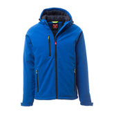 Giubbotto Uomo TAGLIA-L Invernale Soft Shell con Cappuccio Payper Gale Pad Blu Royal/Blu Navy Outlet