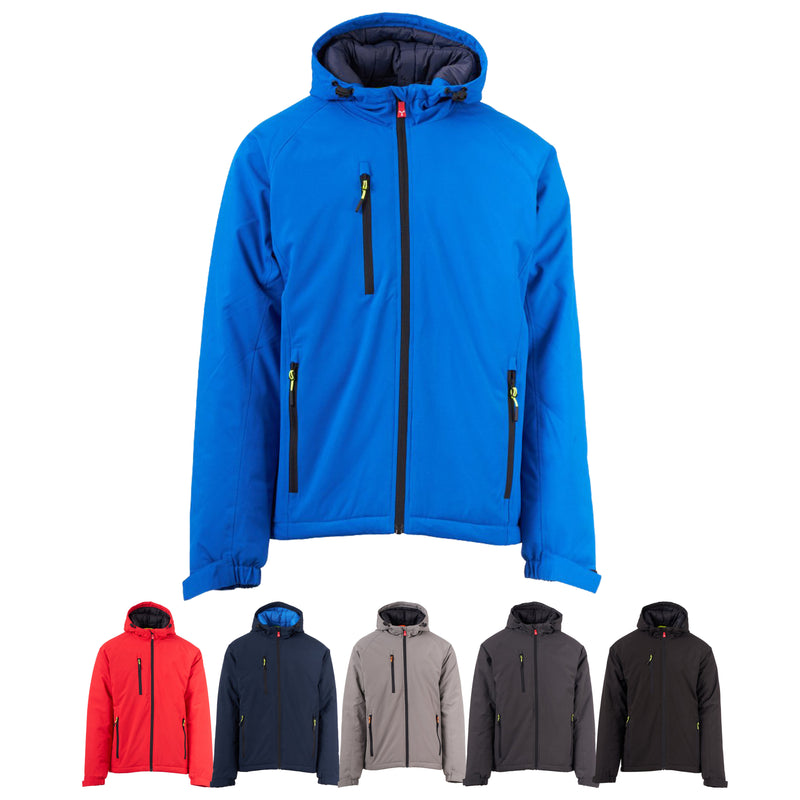 Carica immagine in Galleria Viewer, Giacca Softshell Imbottita 140g da Lavoro da Uomo Impermeabile Payper Gale Ultralite Pad 140