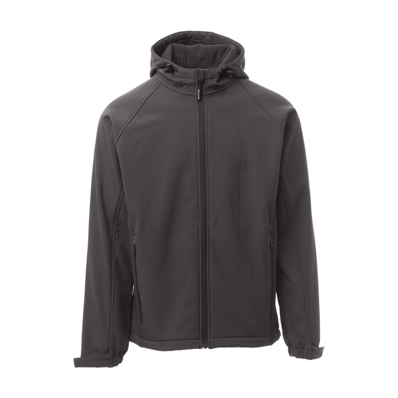 Carica immagine in Galleria Viewer, Giubbotto Uomo Invernale Lavoro Soft Shell con Cappuccio Impermeabile Personalizzabile Payper Gale