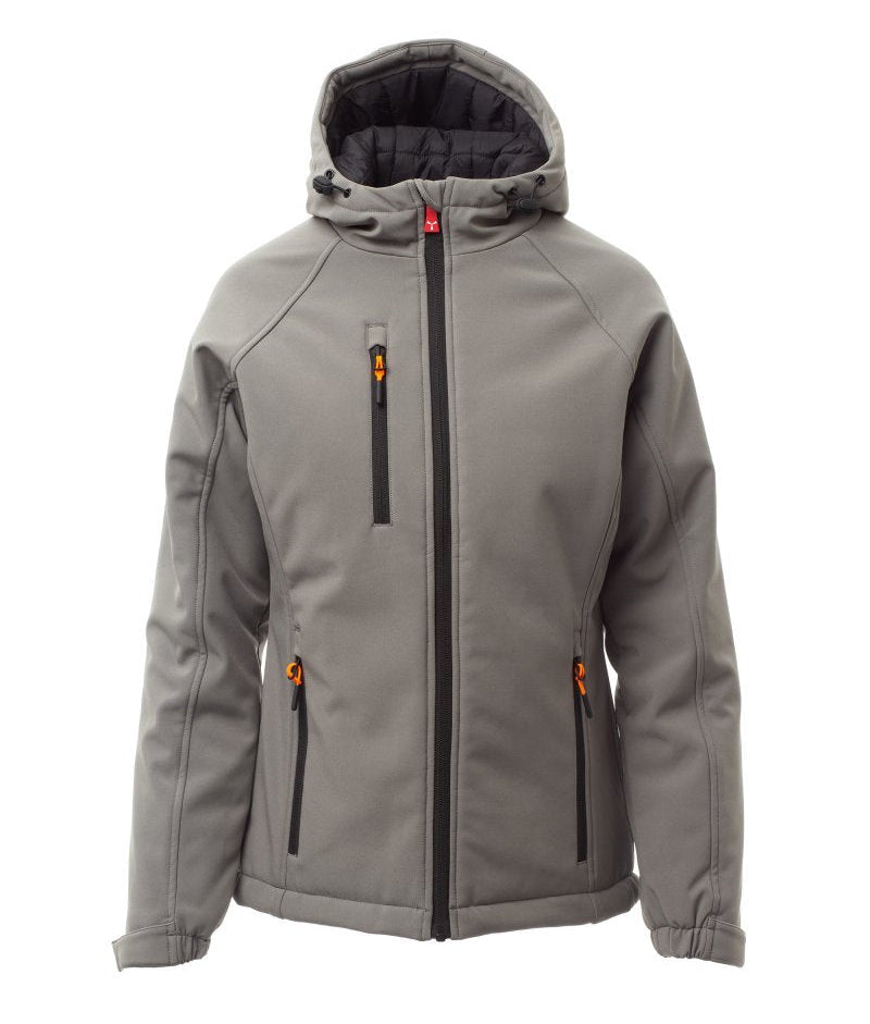 Carica immagine in Galleria Viewer, Giubbotto Soft-Shell Donna Invernale Cappuccio Payper Gale Pad Lady