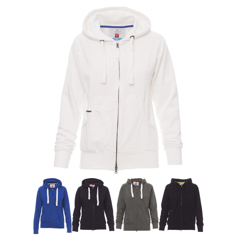 Carica immagine in Galleria Viewer, Felpa Donna Zip Intera con Cappuccio Payper Hawaii+ Lady