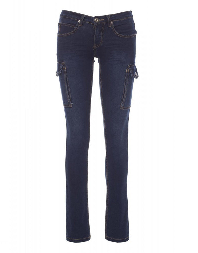 Carica immagine in Galleria Viewer, Pantalone Jeans Donna Stretch Multitasche Slim Payper Hummer Lady