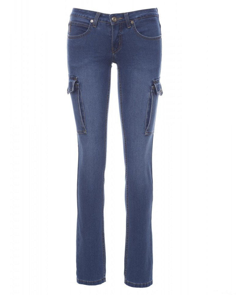 Carica immagine in Galleria Viewer, Pantalone Jeans Donna Stretch Multitasche Slim Payper Hummer Lady