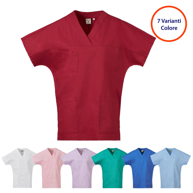 Carica immagine in Galleria Viewer, Casacca Donna Stretch Sanitaria Manica Corta Personalizzabile Payper Intact Lady