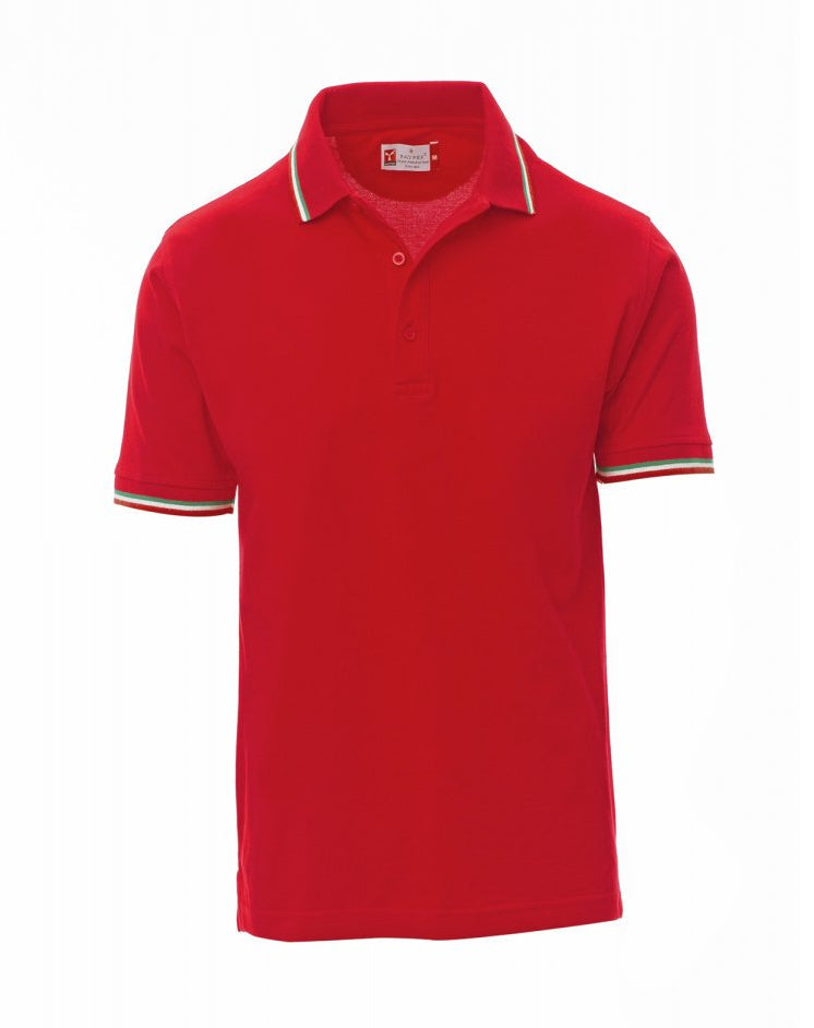 Carica immagine in Galleria Viewer, Polo Unisex Tricolore Payper Italia