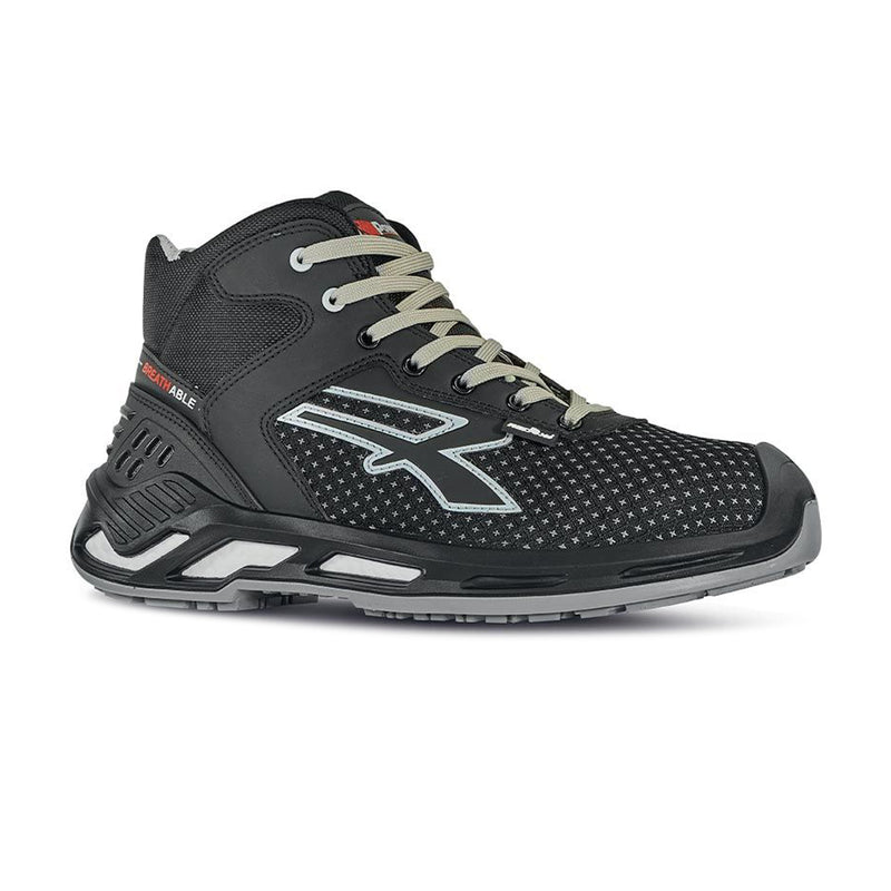 Carica immagine in Galleria Viewer, Scarpe antinfortunistiche alte resistenti traspiranti S3S U-Power Jacob