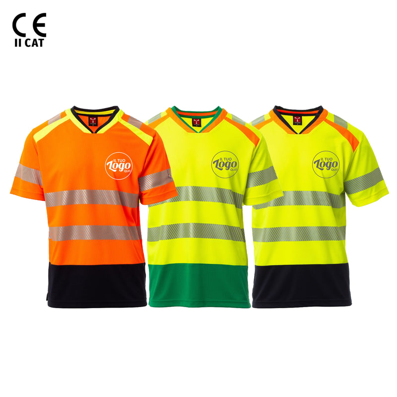 Carica immagine in Galleria Viewer, Kit Hi-Vis Craft Payper 2 Pezzi - Bermuda Craft + T-Shirt o Polo Alta Visibilità a Scelta