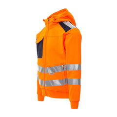 Felpa da lavoro Alta Visibilità Uomo con Cappuccio e Tasche Payper Leader
