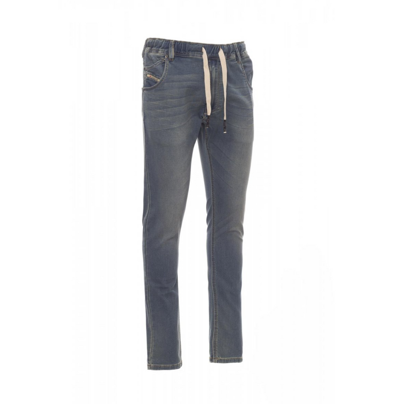 Carica immagine in Galleria Viewer, Pantalone TAGLIA-48 Jeans Stretch Slim Fit con Coulisse Payper Los Angeles Light Blue Outlet