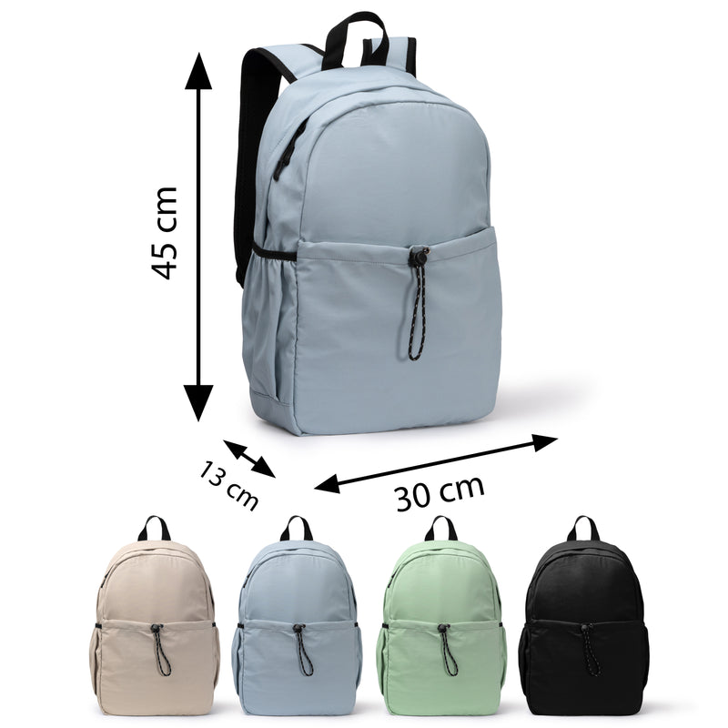 Carica immagine in Galleria Viewer, Zaino in Nylon Porta PC 16" e Tasche Porta Borraccia 17 Litri STAMINA LUGO MO1836