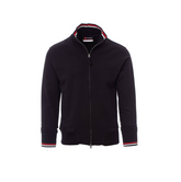 Felpa da Uomo TAGLIA-L Zip Intera in Cotone Stretch French Terry Payper Maverick 2.0 Nero Outlet