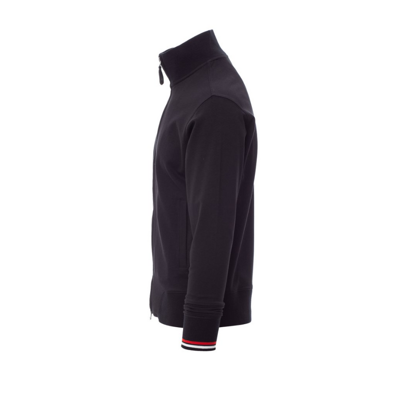 Carica immagine in Galleria Viewer, Felpa da Uomo TAGLIA-L Zip Intera in Cotone Stretch French Terry Payper Maverick 2.0 Nero Outlet