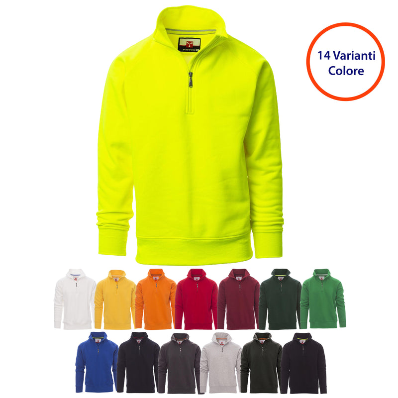 Carica immagine in Galleria Viewer, Felpa Maniche Raglan Mezza Zip Payper Miami+