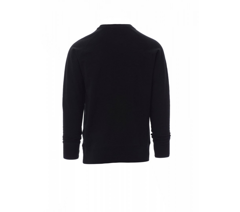 Carica immagine in Galleria Viewer, Felpa TAGLIA-XL Girocollo French Terry Manica Raglan Payper Malibu+ Nero Outlet