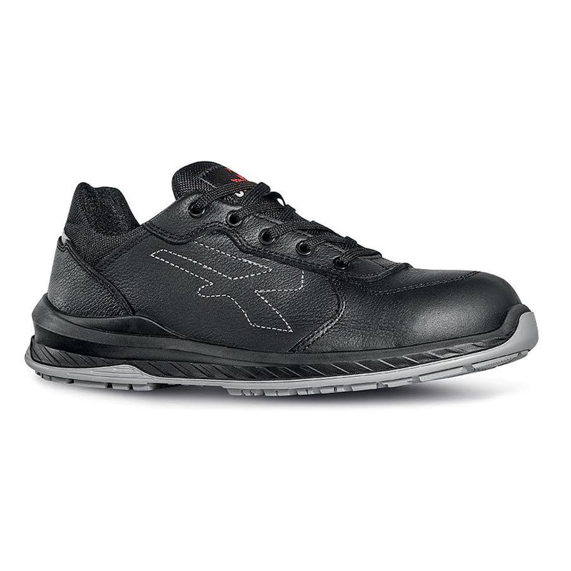 Carica immagine in Galleria Viewer, Scarpe antinfortunistiche S3S ESD pelle leggere Metal Free U-Power Nero S