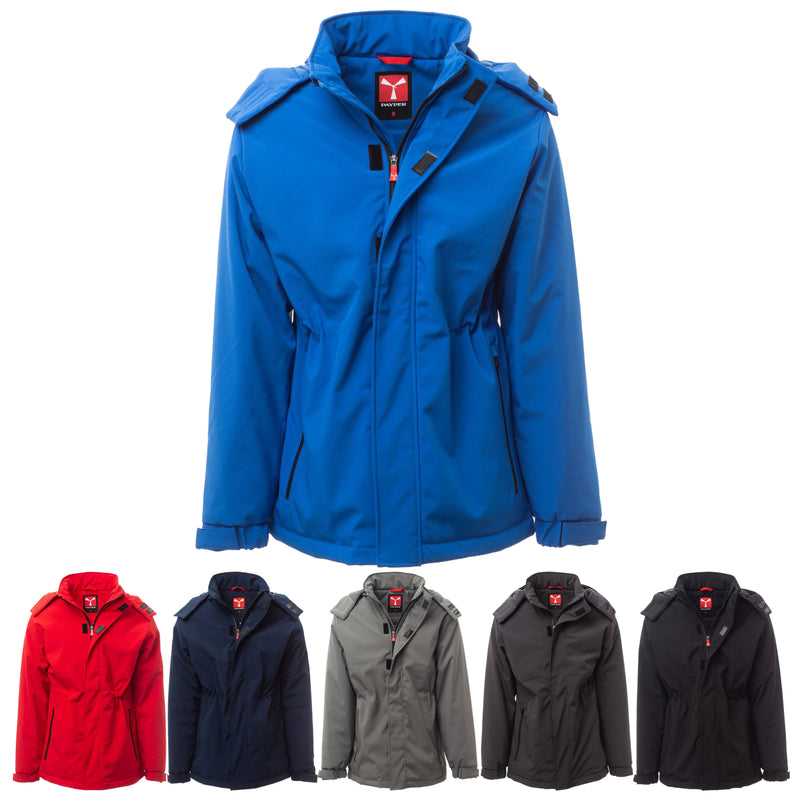 Carica immagine in Galleria Viewer, Giubbotto Uomo Invernale Soft Shell da Uomo con Cappuccio Payper Nordet Personalizzabile