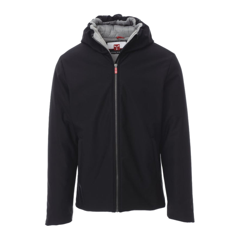 Carica immagine in Galleria Viewer, Giubbotto Invernale Imbottito Uomo Softshell con Cappuccio Payper Oregon Personalizzabile