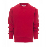 Felpa Bambino Girocollo TAGLIA-11/12 Anni Cotone Garzata Payper Orlando Kids Rosso Outlet