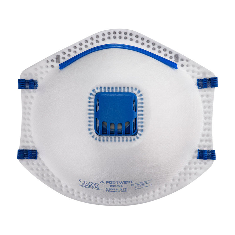 Carica immagine in Galleria Viewer, 10 Pezzi Mascherina FFP2 Preformata a Tazza con Valvola Portwest P201