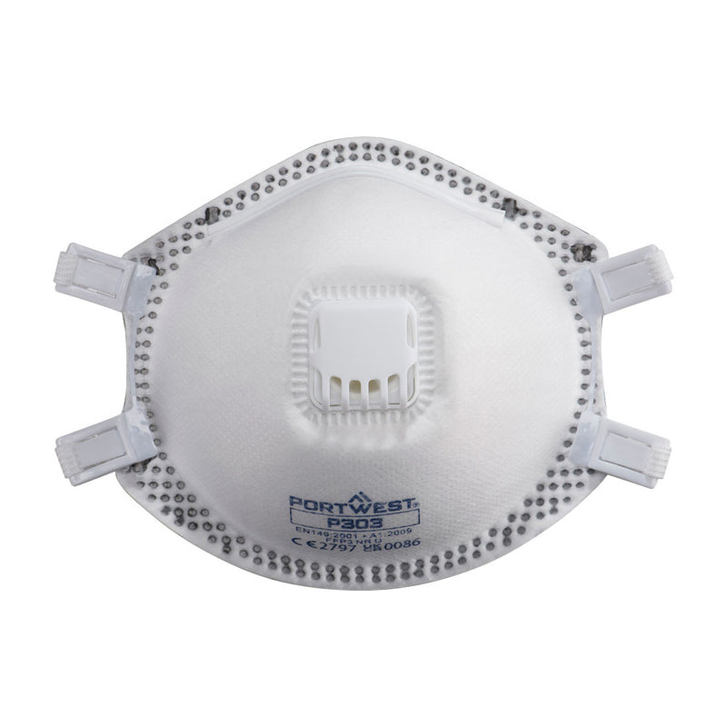 Carica immagine in Galleria Viewer, 10 Pezzi Mascherina FFP3 Preformata a Tazza con Valvola Portwest P303