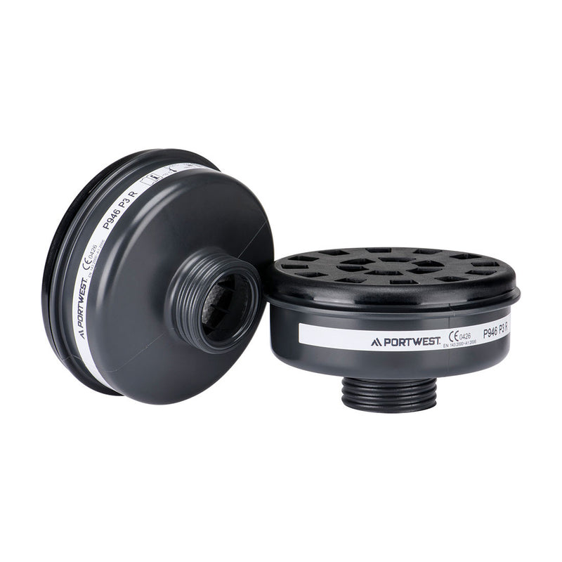 Carica immagine in Galleria Viewer, 6 Pezzi Filtro Antiparticolato P3 Portwest P946 con Attacco DIN Universale