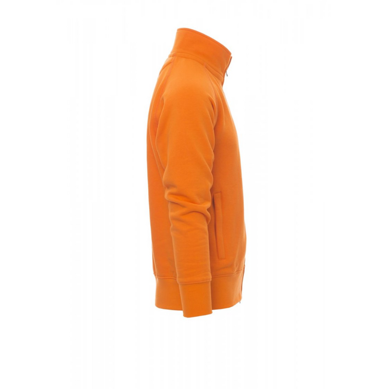 Carica immagine in Galleria Viewer, Felpa TAGLIA-L Zip Intera Garzata Tasche Payper Panama+ Arancione Outlet