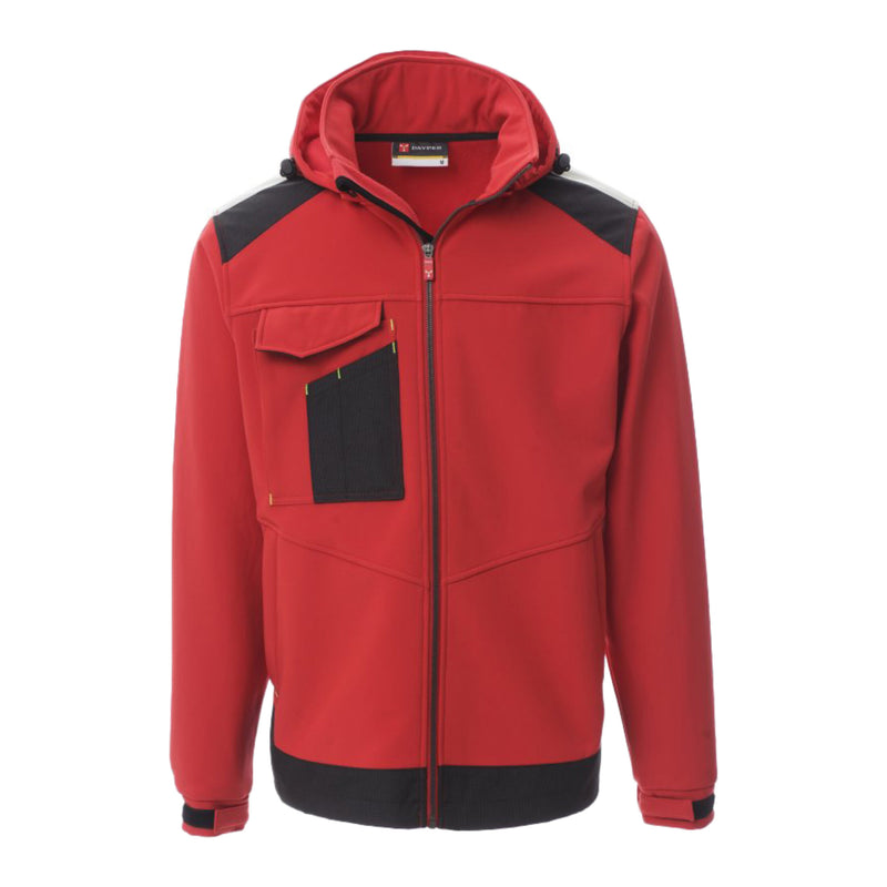 Carica immagine in Galleria Viewer, Giubbotto Uomo Impermeabile Soft shell con Cappuccio da lavoro Personalizzabile Payper Performer 2.0