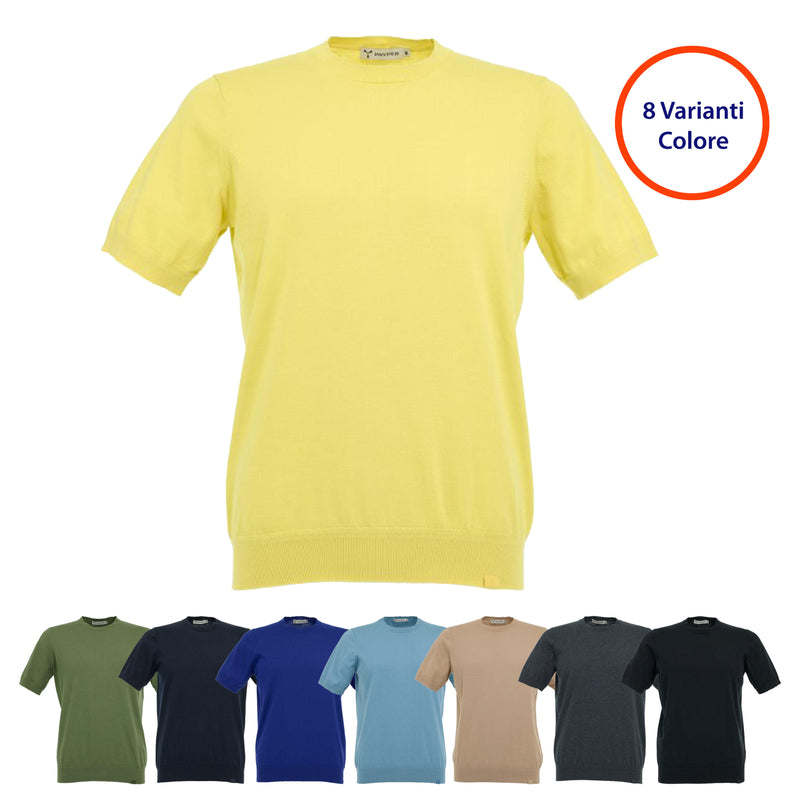 Carica immagine in Galleria Viewer, Maglia Uomo in Maglia di 100% Cotone Girocollo Payper Port