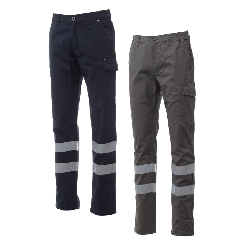 Carica immagine in Galleria Viewer, Pantaloni da Lavoro Uomo Riflettenti Payper Power Stretch Reflex