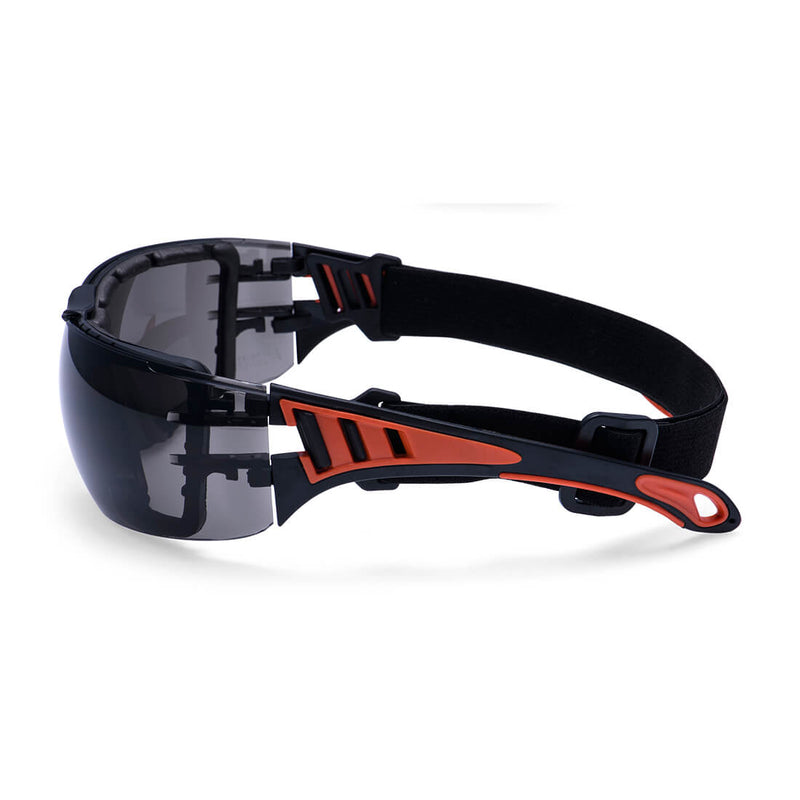 Carica immagine in Galleria Viewer, Occhiali Protettivi Panoramici Antifog Antigraffio con Schiuma ed Elastico Portwest PS11 Tech Look Plus