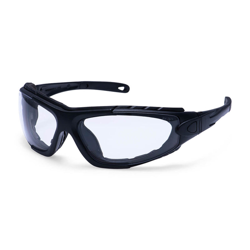 Carica immagine in Galleria Viewer, Occhiali Protettivi Panoramici Antifog Antigraffio con Schiuma ed Elastico Portwest PW11 Levo
