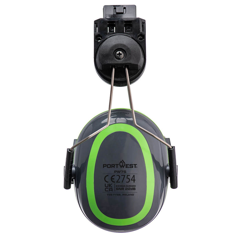 Carica immagine in Galleria Viewer, Cuffie Antirumore Portwest PW75 da Elmetto SNR 22 dB Clip-On