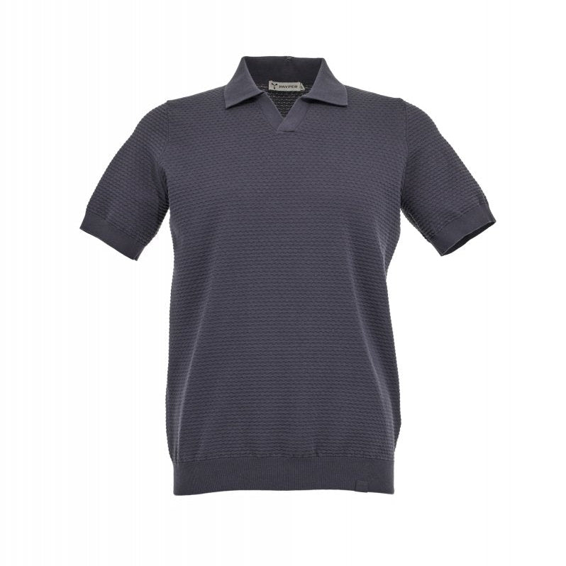 Carica immagine in Galleria Viewer, Polo in Maglia Jacquard con Scollo a V Payper Resort