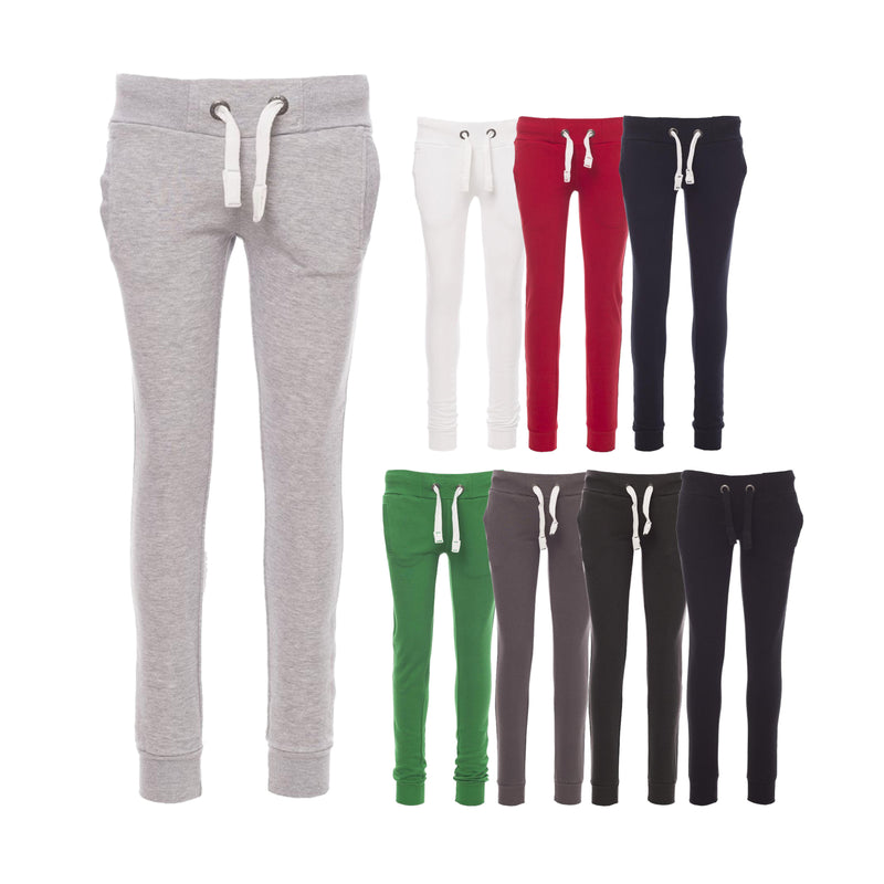 Carica immagine in Galleria Viewer, Pantaloni in Felpa Donna con Tasche in Felpa Cotone Payper Seattle Lady