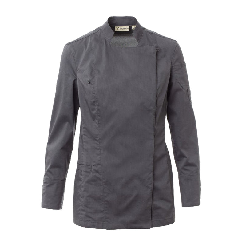 Carica immagine in Galleria Viewer, Giacca chef donna manica lunga doppio petto mesh traspirante Donna Personalizzabile Payper Starred Mesh Lady
