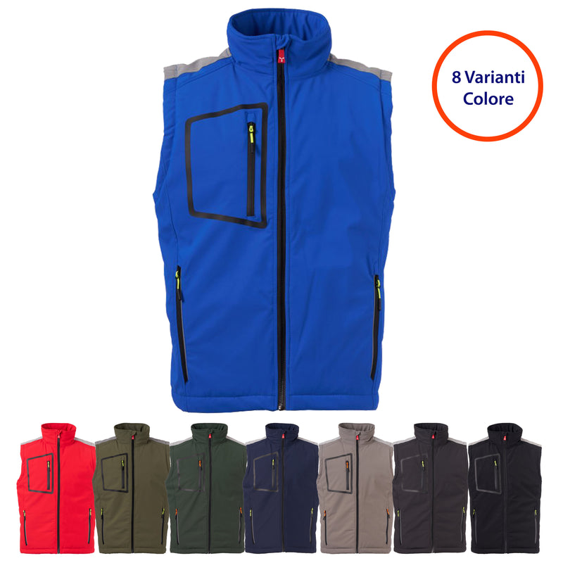 Carica immagine in Galleria Viewer, Gilet Softshell Imbottito 140g Lavoro Impermeabile Payper Stream Vest Lite Pad Personalizzabile