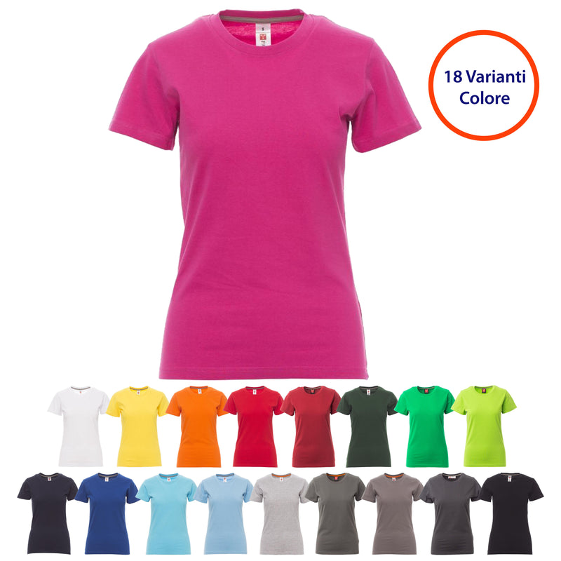 Carica immagine in Galleria Viewer, T-Shirt Donna 190 g 10% Cotone Payper Sunrise Lady