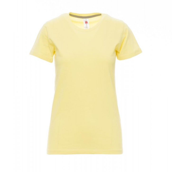 Carica immagine in Galleria Viewer, T-Shirt Donna TAGLIA-M 100% Cotone Girocollo Payper Sunset Lady Lime Light Outlet