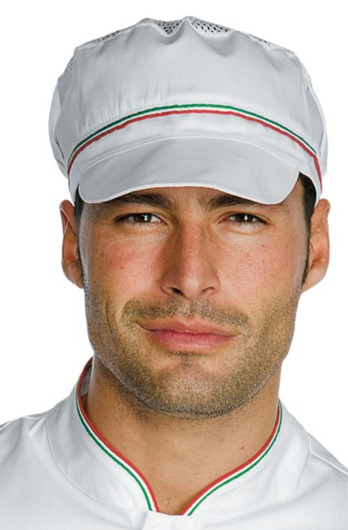Carica immagine in Galleria Viewer, Cappello Charly Unisex Isacco Con Rete e Visiera - Cucina e Alimentare