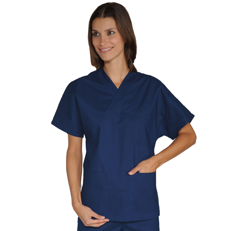 Carica immagine in Galleria Viewer, Casacca Unisex Collo a V Isacco Mezza Manica - Sanitaria