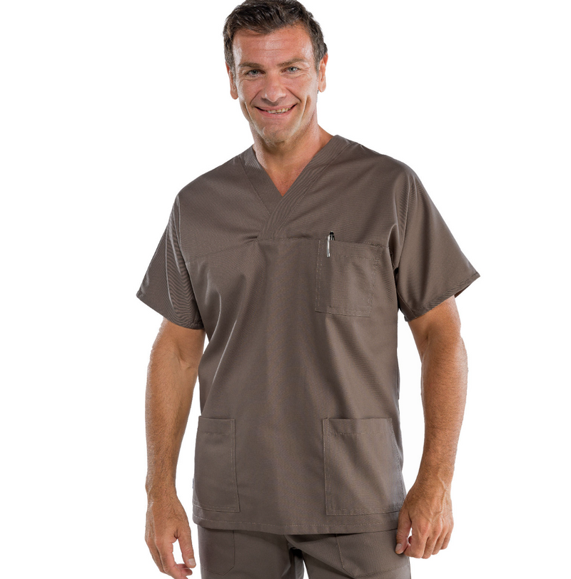 Carica immagine in Galleria Viewer, Casacca Unisex Collo a V Isacco Mezza Manica - Sanitaria