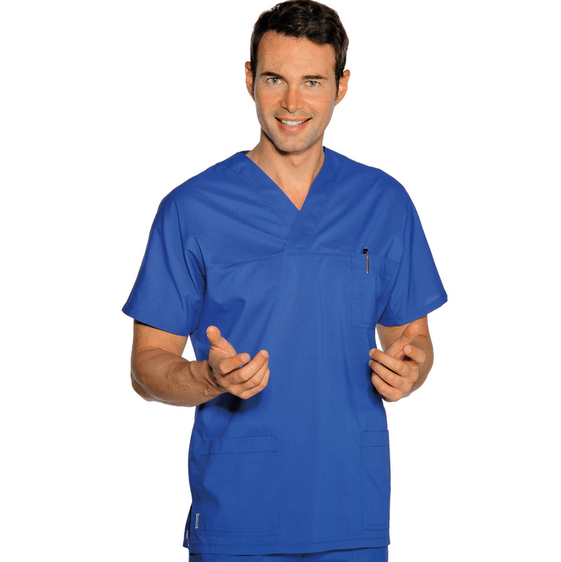Carica immagine in Galleria Viewer, Casacca Unisex Collo a V Isacco Mezza Manica - Sanitaria