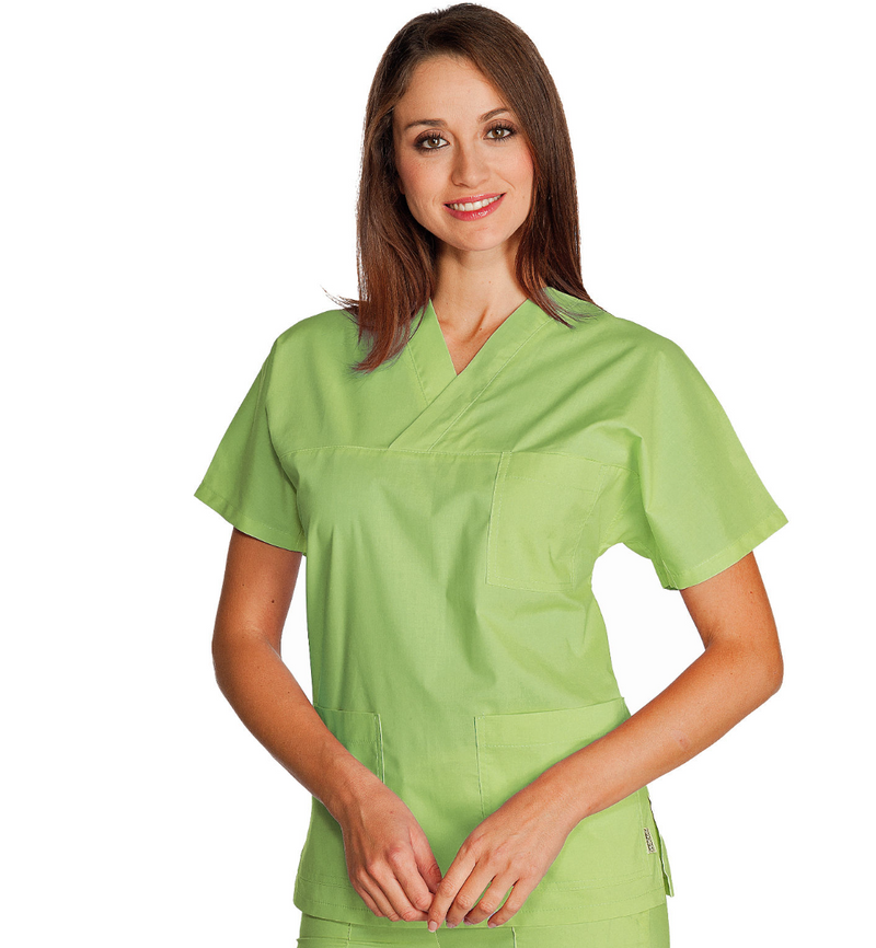 Carica immagine in Galleria Viewer, Casacca Unisex Collo a V Isacco Mezza Manica - Sanitaria