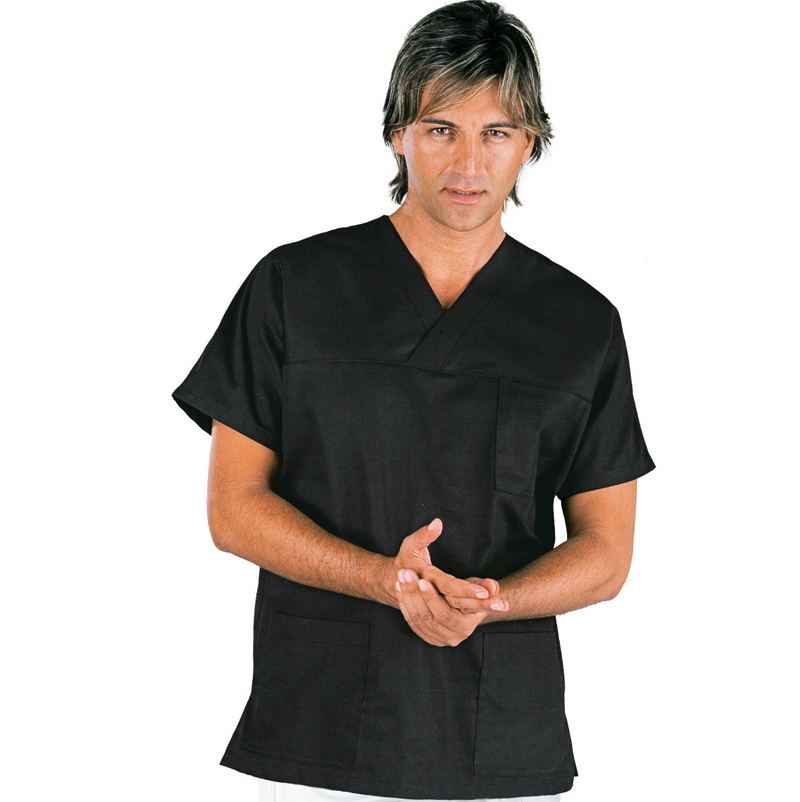 Carica immagine in Galleria Viewer, Casacca Unisex Collo a V Isacco Mezza Manica - Sanitaria