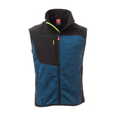 Gilet Soft Shell TAGLIA-3XL Impermeabile da lavoro Uomo Payper Tour Blu Melange/Nero-Giallo Fluo Outlet