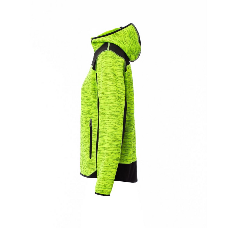 Carica immagine in Galleria Viewer, Giacca Softshell Donna TAGLIA-S con Cappuccio e Inserti a Contrasto Payper Trip Lady Giallo Fluo/Nero Outlet